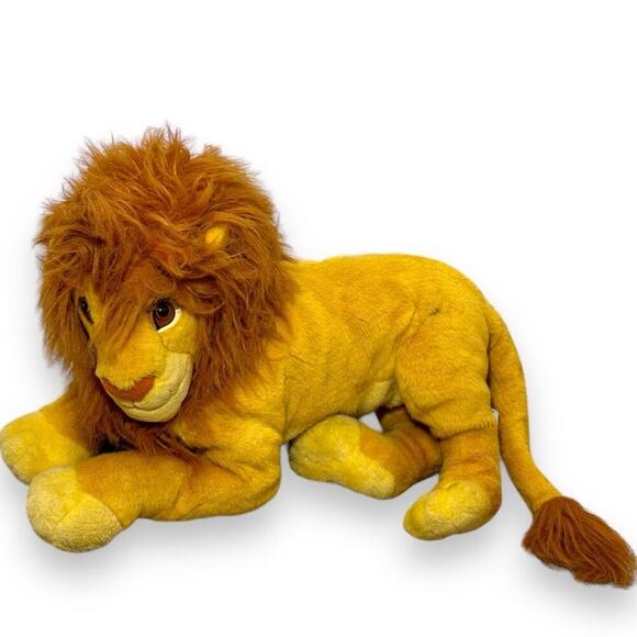 Vintage 1994 Disney Mattel Lion King Adult Simba Plush Rare Collectible - Picture 1 of 8